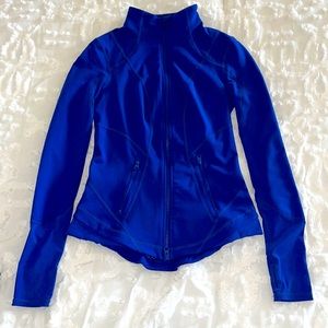 Zella XS Electric Blue Zip Yoga Jacket